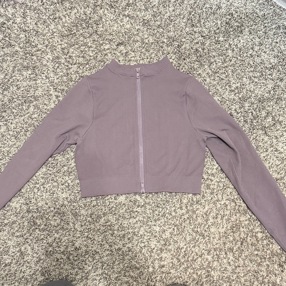 SET Active Purple Zip-Up Jacket